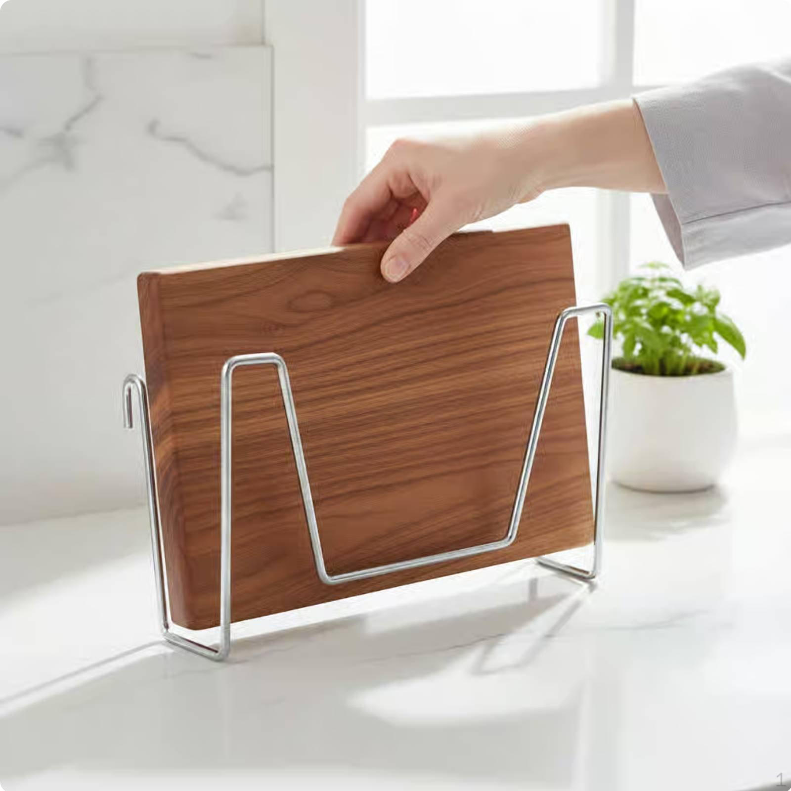 Stainless Steel Dish Rack Saving Drainer Kitchen Utensil Holder for Small Cutting Board Rack