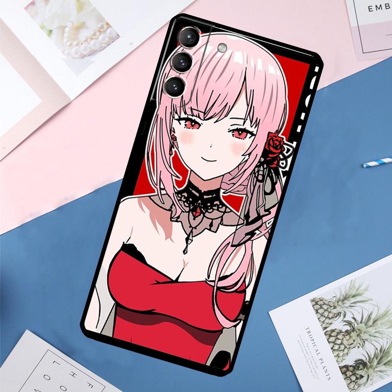 Calliope Mori Hololive Case For Samsung Galaxy S24 Ultra S20 S21 S22 S23 S25 Ultra S9 S10 Plus S25 FE Back Cover