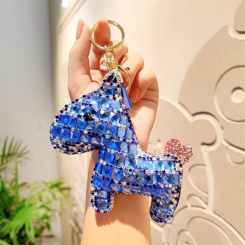 

Сумка-брелок-брелок-лялька-поні, підвіска, милий автомобільний брелок-сумка-підвіска синій