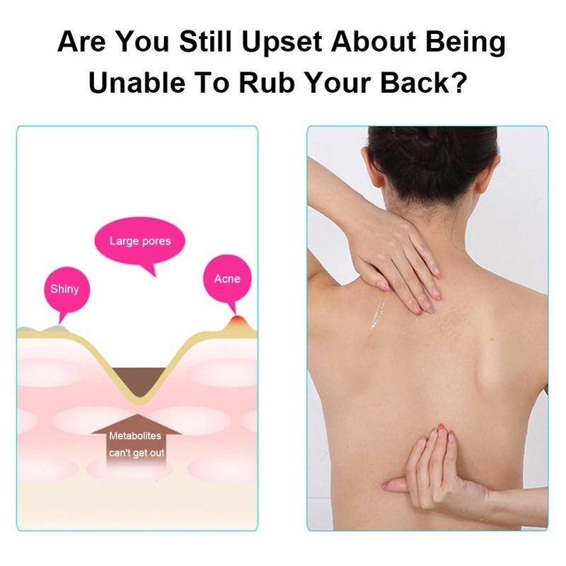 Dreiteiliges Badegerät, verdickter Schlamm-Reib- und Dekontaminations-Badeball-Anzug, Rückzugsstreifen, langes Rub-Back-Handtuch