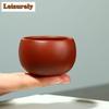 2pc/lot Chinese Dahongpao Purple Clay Tea Cup Handmade Portable Small Tea Bowl Puer Teaware Mug Zisha Teacup Master Cups 75ml