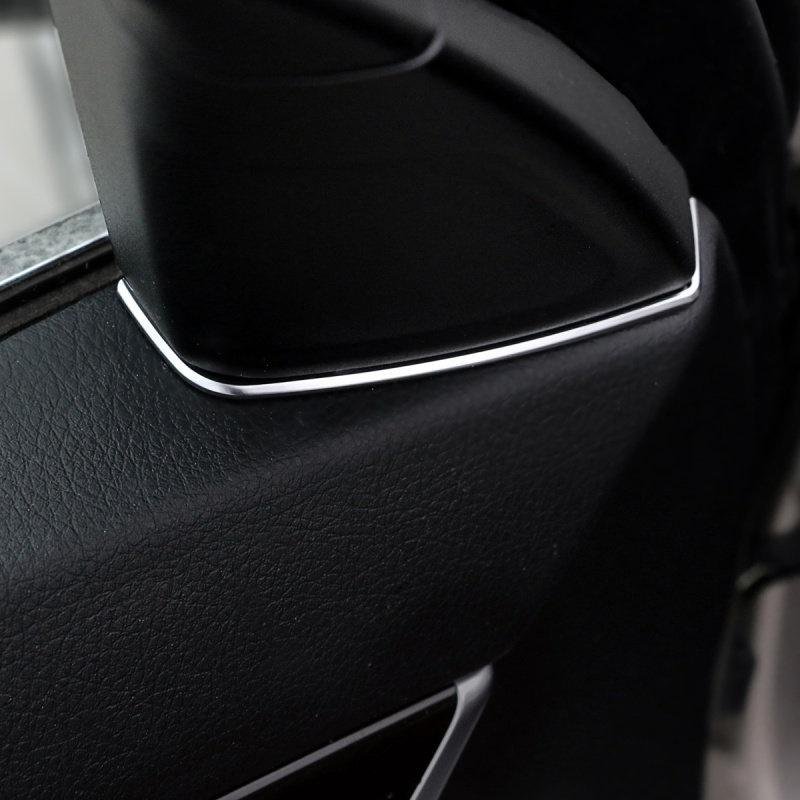 1 Pair Car Interior Front Door Speaker Cover Gap Trim Interior Mouldings Accessories for BMW 5 Series F10 F18 2011-2013