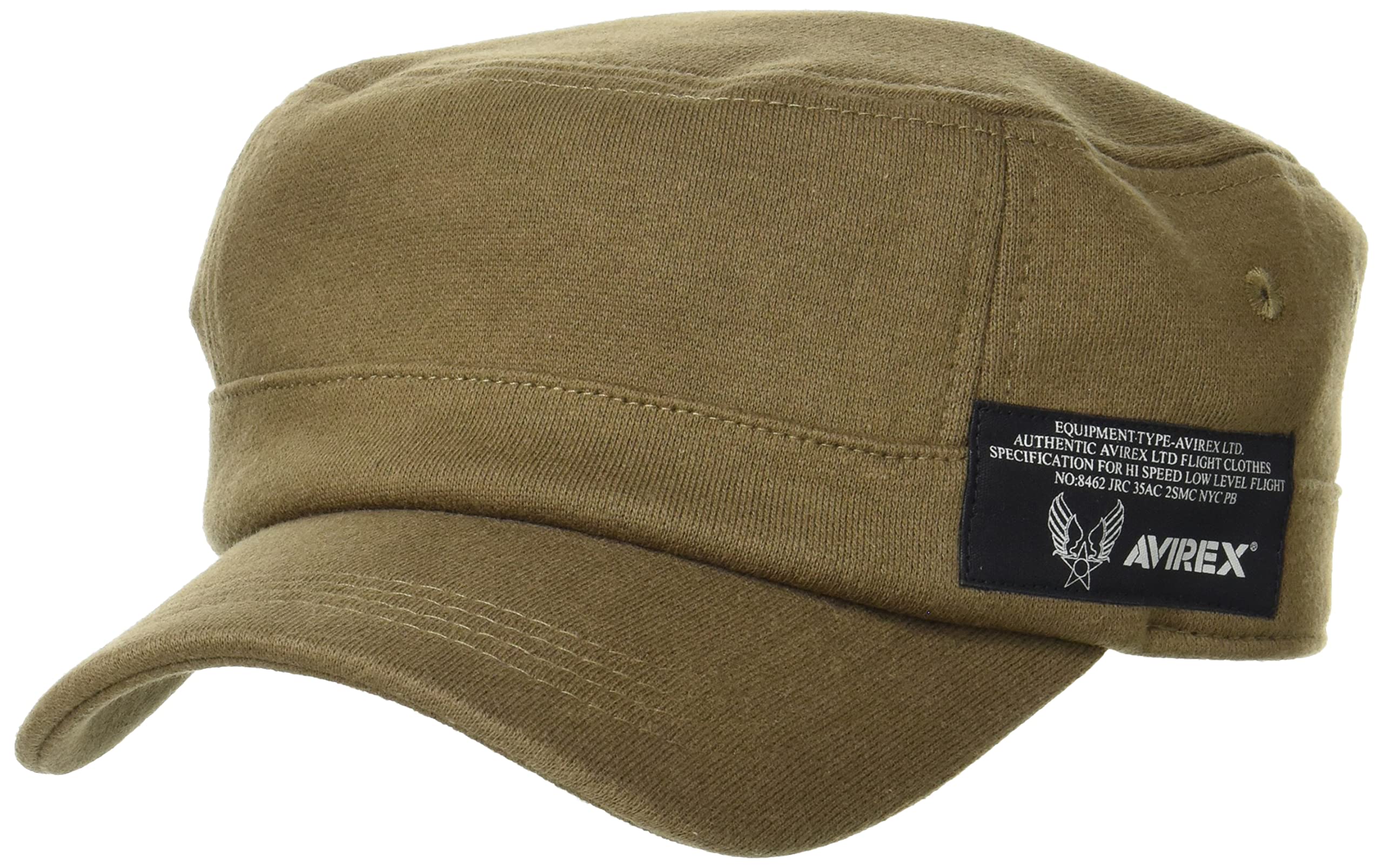 Avirex Sweat Work Military Sizes 14694100 Cap, Style, Men s, 57-59cm, Khaki,