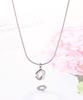 Polalita Oval Pendant Minimal Necklace (Plt-Nl-075_Sv)