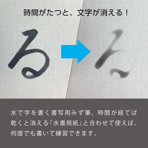 Pentel water calligraphy brush FRG-M medium font