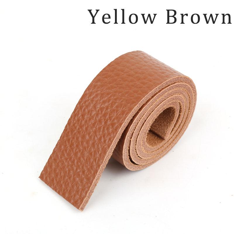 4mm Head layer cowhide lychee pattern soft belt strap, shoulder strap, bag strap, handmade DIY accessory, genuine leather fabric
