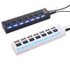 7-Port USB 2 High Speed Adapter HUB Splitter EIN/AUS-Schalter für Laptop-PC
