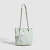 Autumn Tote Bag Lady Vertical Lace Bow Pendant Design Sense of Women's Bag