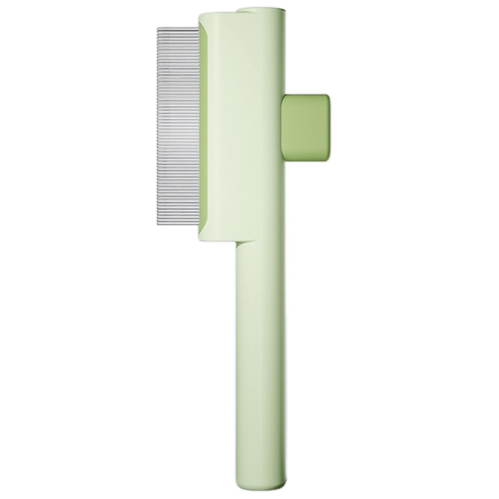 

Pet Grooming Brush for Dogs Cats Self Cleaning Comb One Self Cleaning Comb Multipurpose Hair Removal Brush For Cat Dogs Secret Teeth зелёный