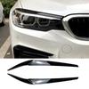 Car Front Headlight Eyebrows Eyelids for BMW 5 Series G30 2017-2020 Eyelash Head Light Lamp Stickers Trims Body Kits