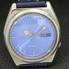 AUTOMATIC 7009A VINTAGE SEIKO JAPAN MENS SKY BLUE COLOR DIAL WATCH A701455-5 R206b-a701455