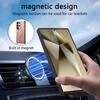 For Samsung Galaxy S24 Ultra Leather Back Case Compatible with MagSafe Skin-Touch Phone Cover