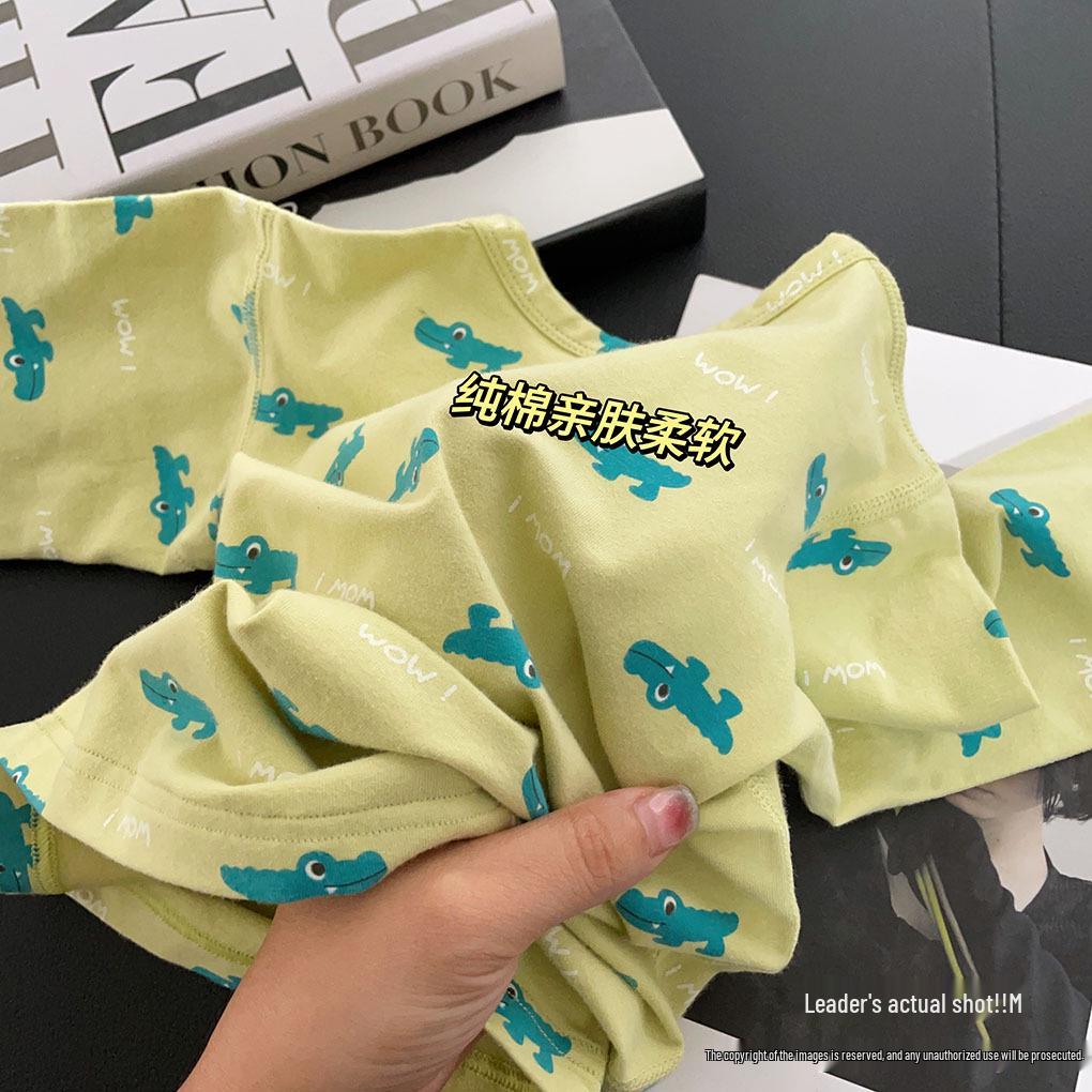 Children's All-Cotton Autumn Long Johns Set for Boys and Girls