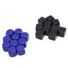 20 Pcs Blank Dice Set 16mm Lightweight Plastic Impact Proof 6 Sided Blank Dice for Board Games Count