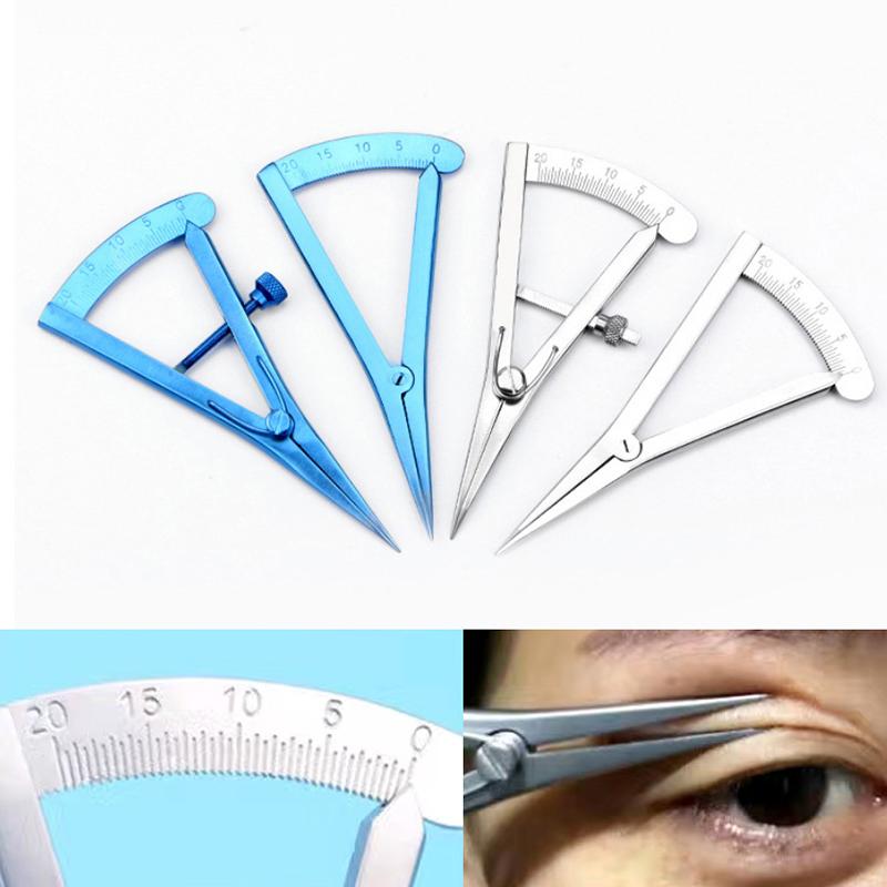 Double Eyelid Surgical Tool - Buried Thread Positioning & Medical Compass Ruler for Precision Measuring