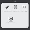 USB C 3.2 Male to Female Cable PD100W Fast Charging 10Gbps 4K At 60Hz USB C Charging Cable for   Game Consoles