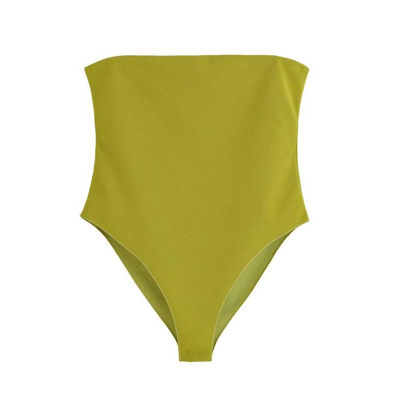 Kaslead New Women Clothes Western Style Fashion Simple Stretch Wrap-around Jumpsuit 5584185