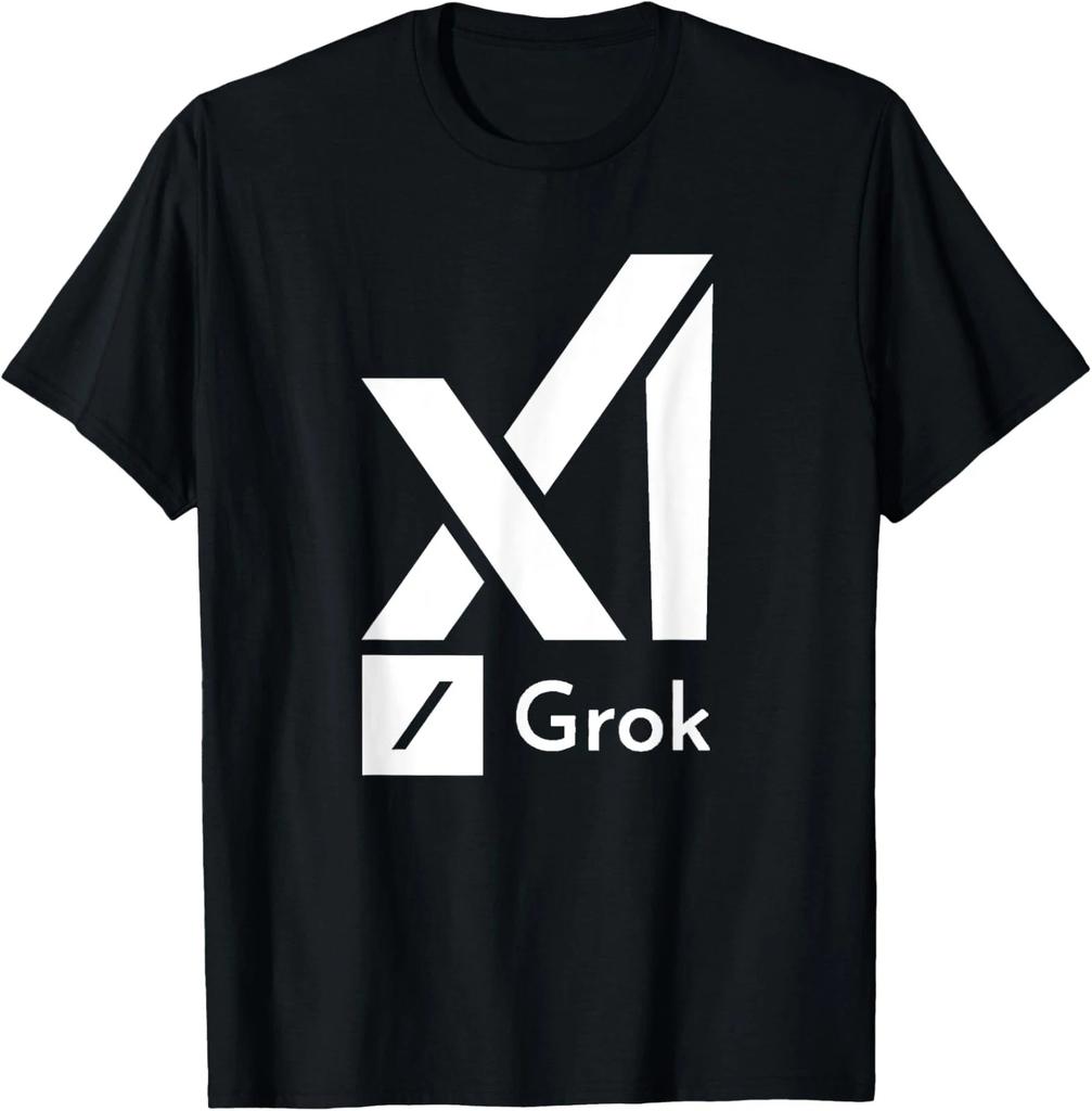xAI Grok Logo Graphic Unisex 100Cotton Tshirt Fashion Style High Quality Comfortable 2026 New Unisex Women Short Sleeve Shirt