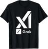 xAI Grok Logo Graphic Unisex 100Cotton Tshirt Fashion Style High Quality Comfortable 2026 New Unisex Women Short Sleeve Shirt
