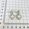 High-Quality Geometric Zircon Shell Stud Earrings: Elegant, Versatile Women's Fashion Jewelry