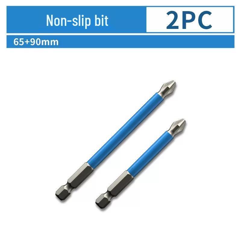 Rutschfestes Magnetisches Bit-Set für Kreuzschlitz- & Torx-Akkuschrauber - Extra Lang & Hohe Härte