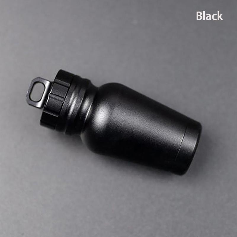 Pill Cans Mini Waterproof Stainless Steel Sealing Bottle Outdoor EDC Survival Pill Box Container Casule Pill Bottle Tank Case