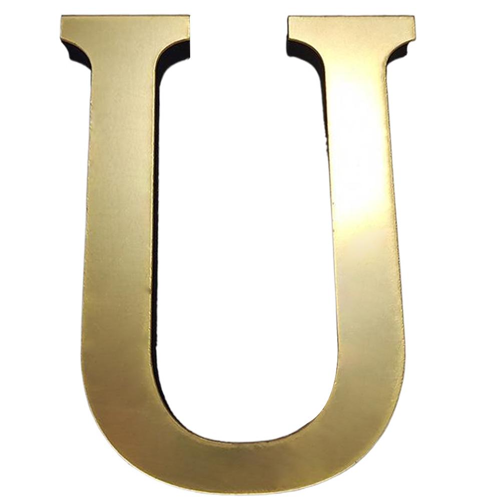 Stikere de Perete Acrilice 3D cu Litere Engleze de 20cm, Litere Decorative, Decorațiuni de Perete, Ornamente de Perete cu Alfabetul Auriu pentru Artă Murală