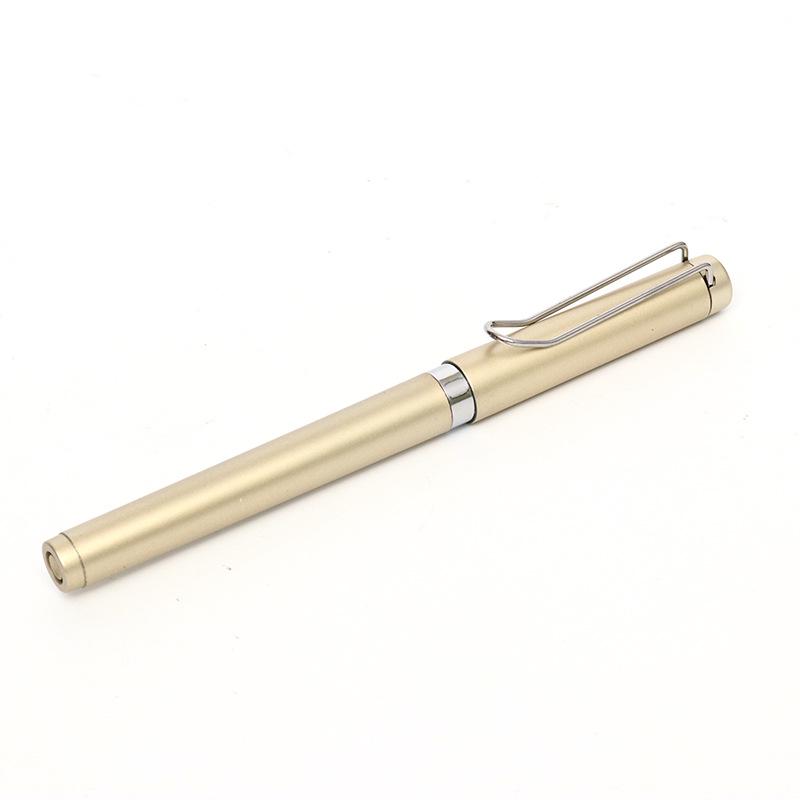 Customizable Black Signature Pen - Large-Capacity Refill, Neutral Design for Business & Office Gifts