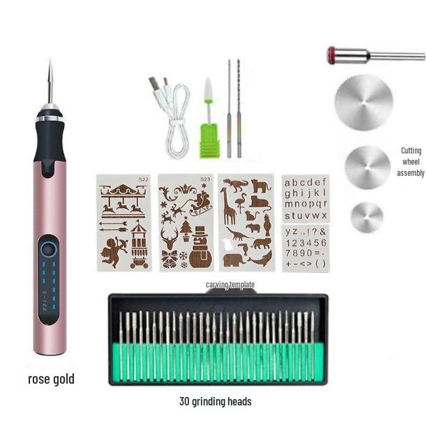 Electric Grinder Pen: Handheld Carving, Polishing & Engraving Tool for Jade & Wood