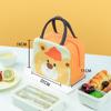 Cartoon Cute Lunch Bag For Children Aluminum Insulation Keep Temperature Lunch Box Hangbag Outdoor Picnic Food Storage Bags