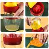 Portable Manual Citrus Juicer with Measurement Markings - Easy Squeeze for Oranges, Lemons & Pomegranates, Lemon Juice Squeezer