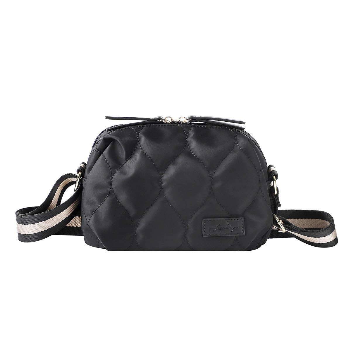 

Lizdays Women s Lightweight Small Wallet Shoulder Bag, Water-Repellent, Travel Bag (Black)