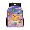 Pokemoned P-Pikachus Backpacks for Men Women School College Students Bookbag Fits 15 Inch Laptop Thunderbolt Classical Anime Bag