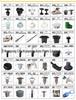 Universal Car Body Fasteners Clips: 146-Piece Set for Toyota & Mitsubishi