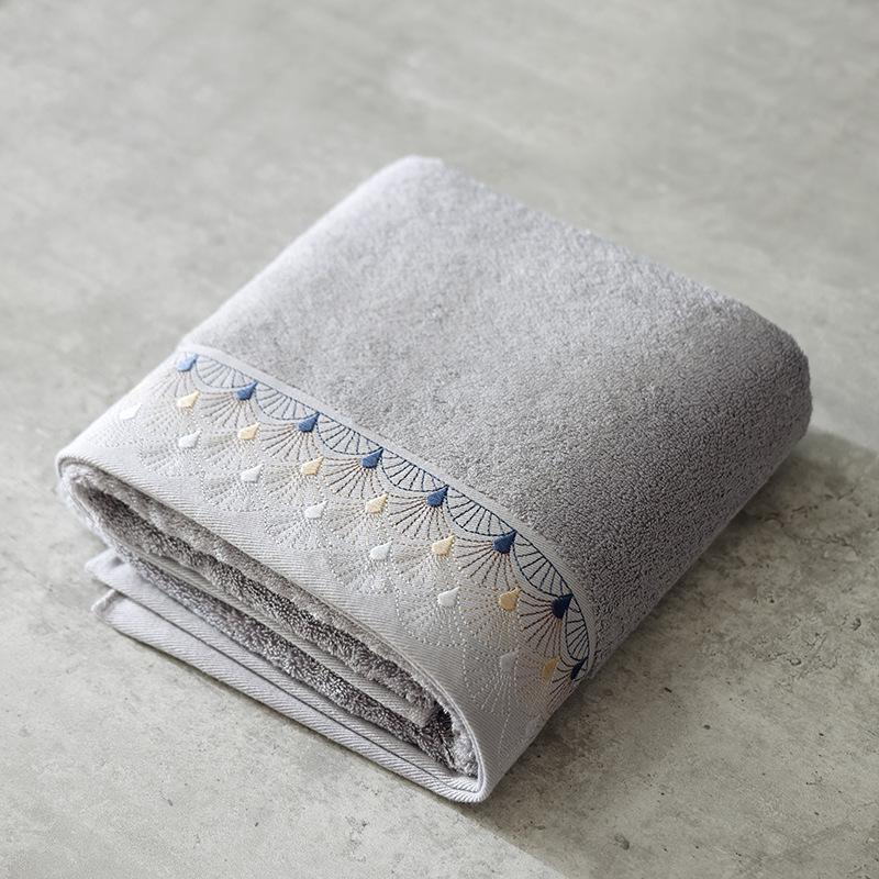 7A Antibakterielles Premium-Badetuch aus langstapeliger A-Klasse-Baumwolle