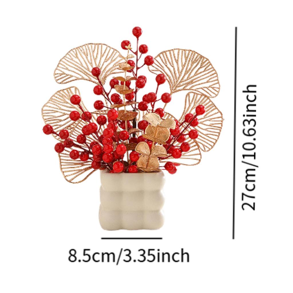 Flower Basket Ornament Decoration Photo Props Festival Fall Harvest Artificial Flower For Living Room Table Centerpiece