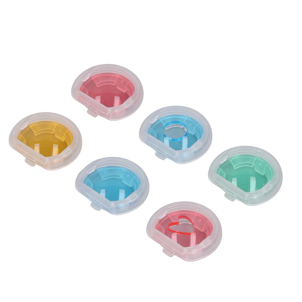 Zestaw 6 kolorowych soczewek do zbliżeń Zestaw kolorowych filtrów soczewkowych do zbliżeń do aparatu natychmiastowego Instax Mini 11