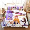 Sk8 The Infinity Printed Bedding Set, Duvet Cover plus 2 Pillowcases, Sport Anime Style Soft Microfiber Home Textiles