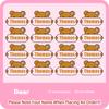 Custom Cartoon Iron On Name Sticker Heat Transfer Label Print On T-Shirt Hoodies Patches For Clothing Thermal Stickers Applique