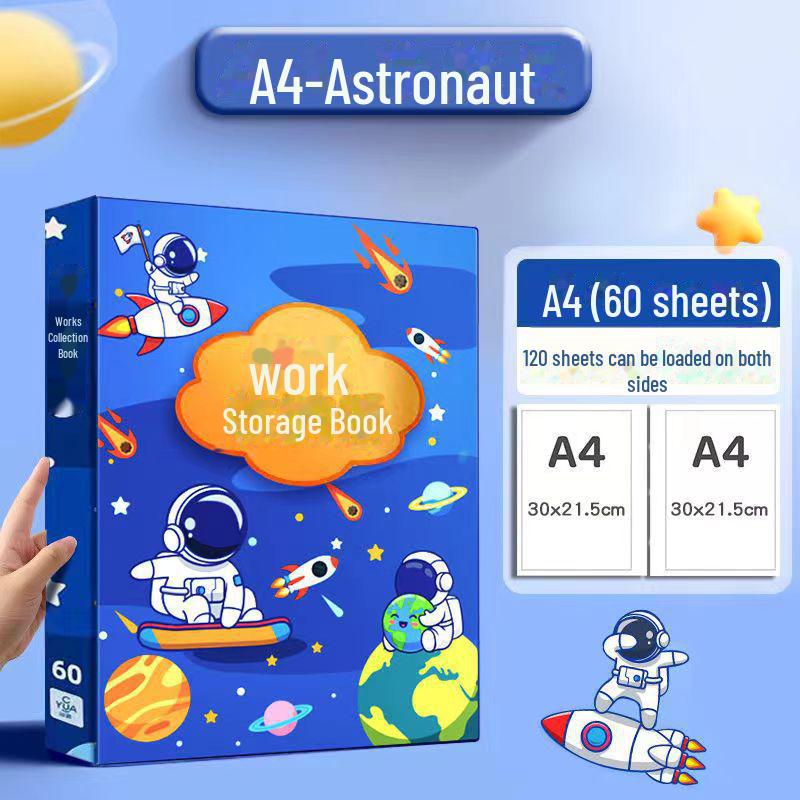 Student A4 Transparent File Folder for Growth Tracking