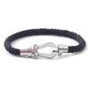 European and American Stainless Steel Nylon Rope Hand Rope Men and Women Couple Casual Trendy Color