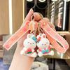 "Creative Cute Rabbit Keychain: Exquisite Jewelry Pendant for Bags and Cars"