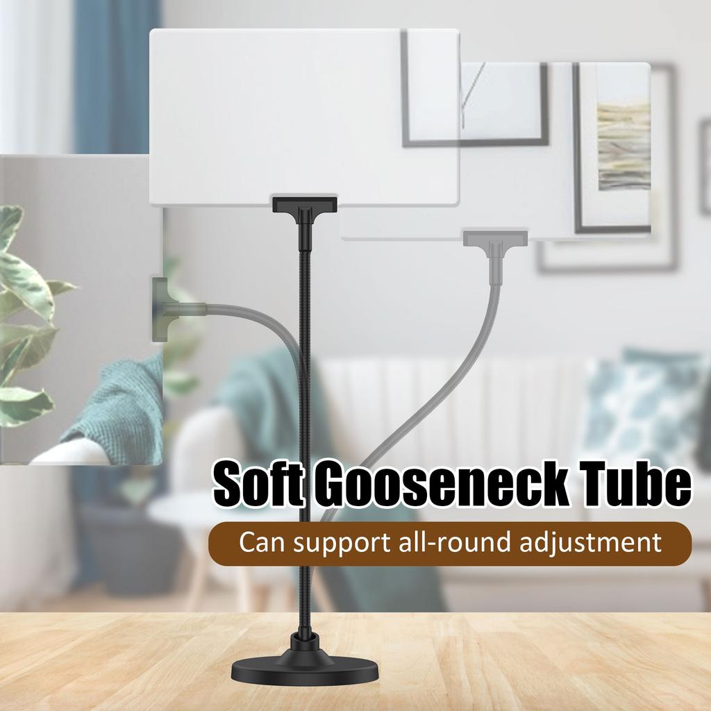 4X Magnifying Glass with Stand 10 X 6 Inches Large Full Page Magnifier Flexible Hands Free Desktop Magnifier for Reading Seniors