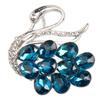 Women Sparkling Animal Brooch Elegant Hypoallergenic Alloy Rhinestone Brooch Pins for Female