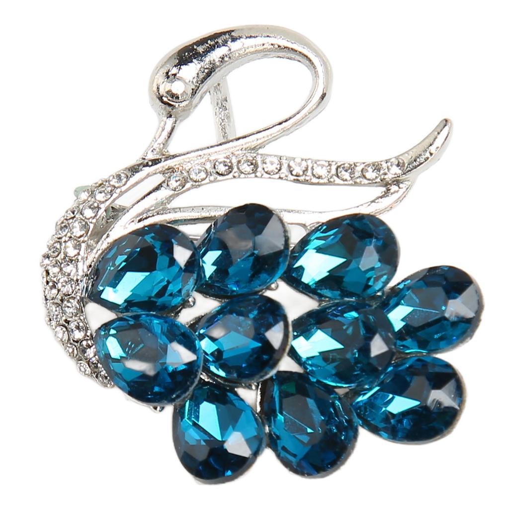 Women Sparkling Animal Brooch Elegant Hypoallergenic Alloy Rhinestone Brooch Pins for Female