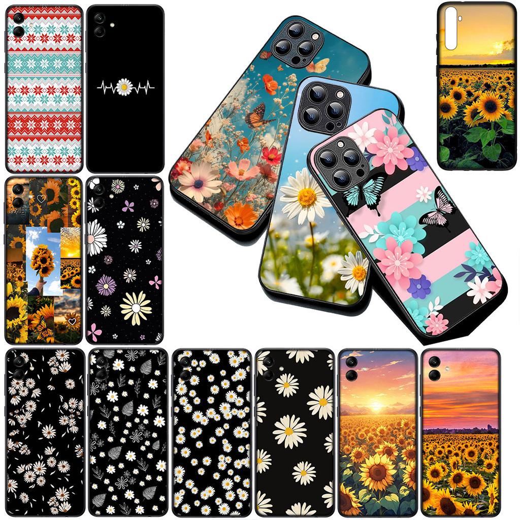Sunflower Fresh Little Daisy Flower Phone Case for Apple iPhone 17 Pro XS Max Air 6 7 8 Plus 5 + SE 2022 SE2 16E 8+ Cover