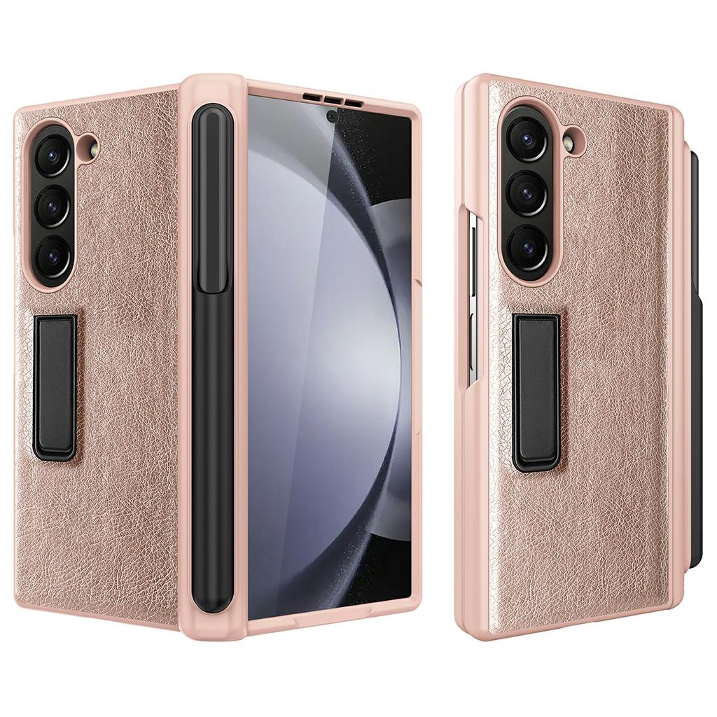 For Samsung Galaxy Z Fold6 5G Case Kickstand PC+TPU Phone Cover with Pencil Slot