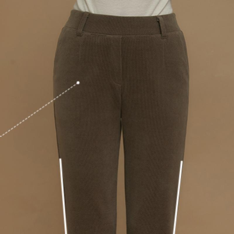 Baiyu Women Knit Twill Bonding Pants Ktbw