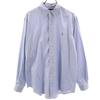 Long Sleeve Button Down Shirt Navy System Men's Used