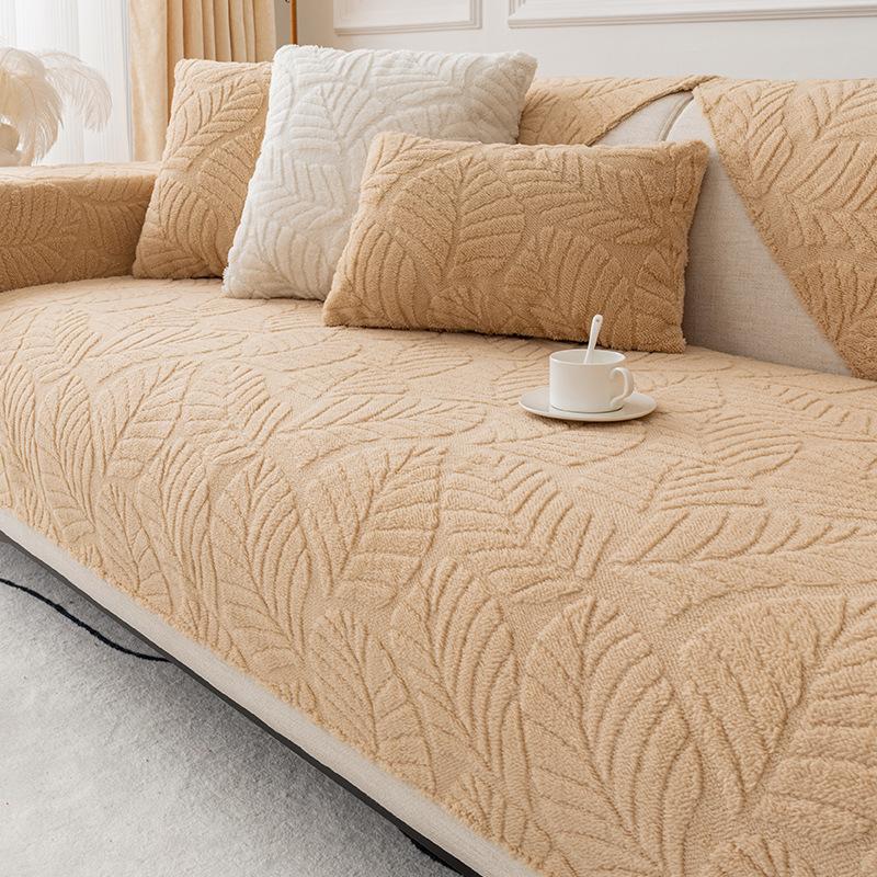 

Sofa Cover Cloth Anti-Scratching Ins Style Sofa Towel Winter Plush Sofa Cover All-Inclusive Universal Sofa Cover Full Covered 70*70